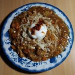 Curry-rice-soft-boiled-egg-on-top